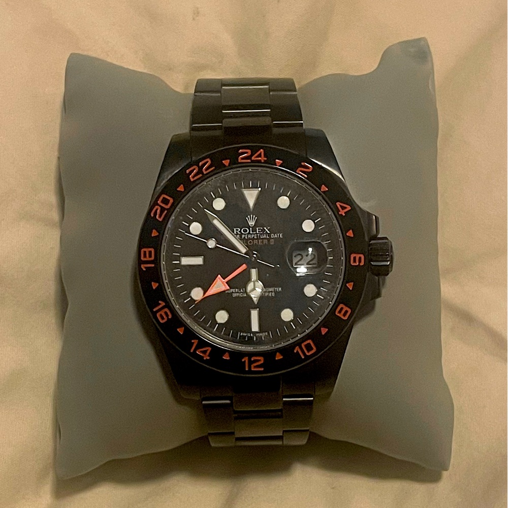 Men's Rolex explorer 2 officially certified